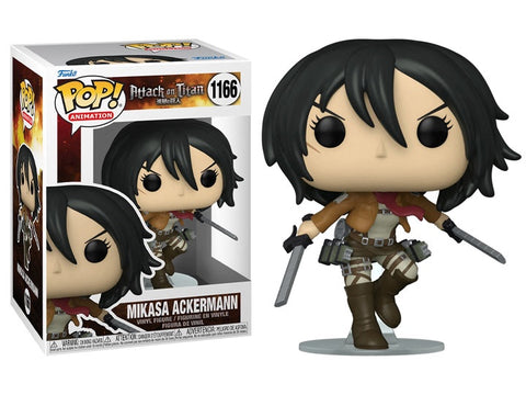 Funko POP! Animation: Attack on Titan - Mikasa Ackerman #1166 Vinyl Figure