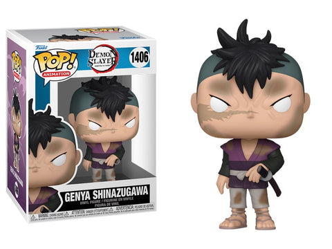 Funko POP! Animation: Demon Slayer - Genya Shinazugawa #1406 Vinyl Figure