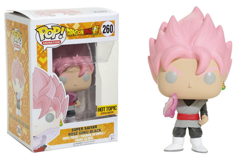 Funko POP! Animation: Dragon Ball Super - Super Saiyan Rose Goku Black #260 Exclusive Vinyl Figure (Pre-owned) (Box Wear)