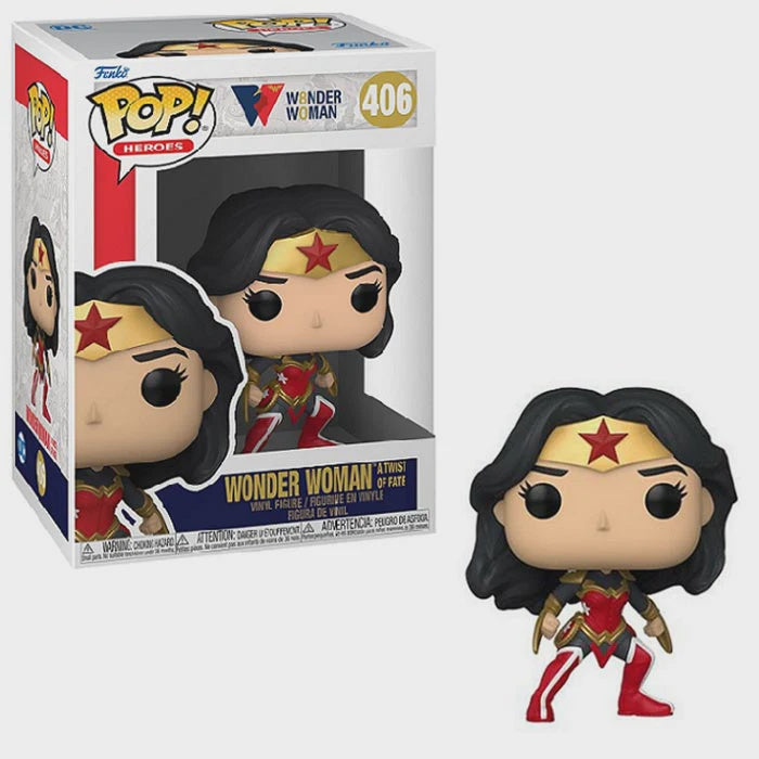 Funko POP! Heroes: W8nder W0man - Wonder Woman A Twist of Fate #406 Vinyl Figure