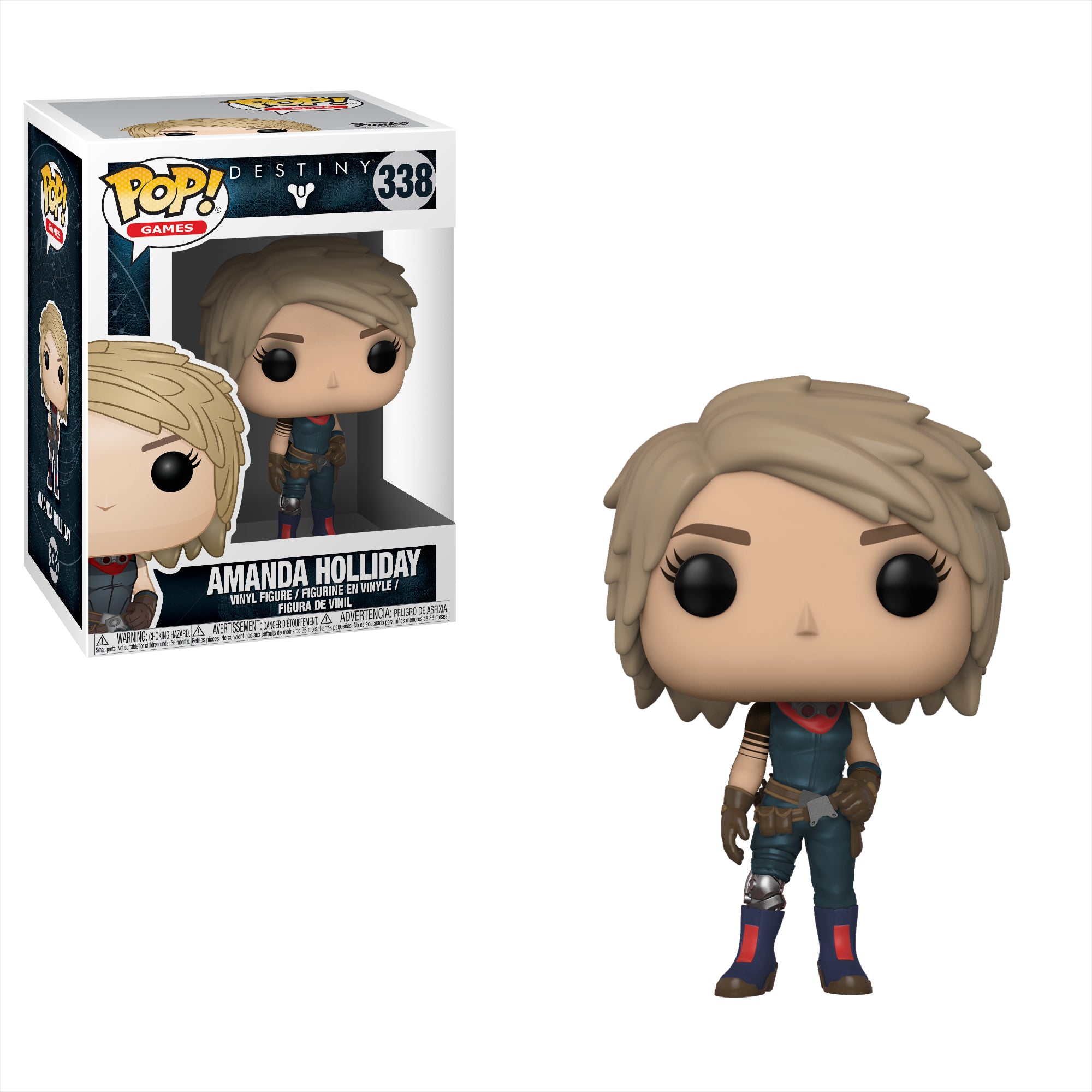 Funko POP! Games: Destiny - Amanda Holliday #338 Vinyl Figure (Box Wear)