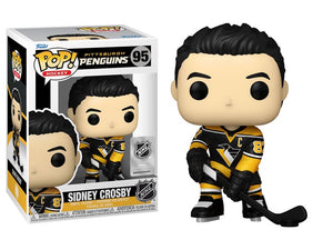 Funko POP! Hockey: Pittsburgh Penguins Black/Yellow Jersey - Sidney Crosby #95 Vinyl Figure