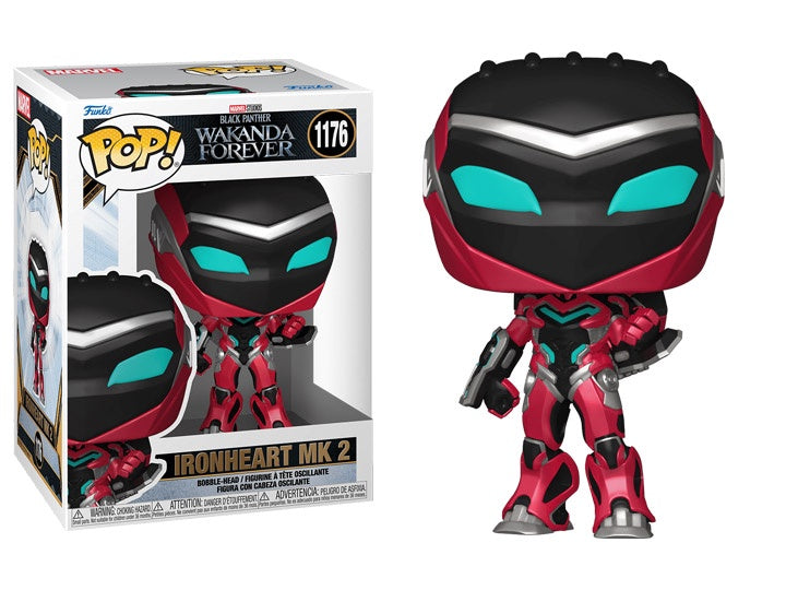 Funko POP! B: Marvel Studios  Black Panther Wakanda Forever - Ironheart MK 2 #1176 Bobble-Head Figure