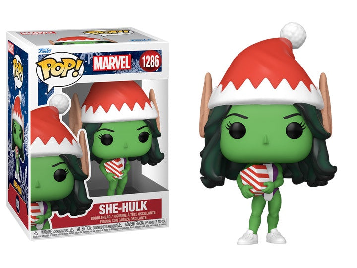 Funko POP! Marvel Holiday - She-Hulk #1286 Bobble-Head Figure