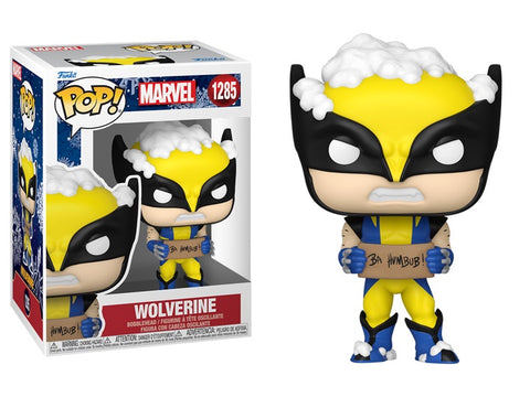 Funko POP! Marvel Holiday - Wolverine with Sign #1285 Bobble-Head Figure