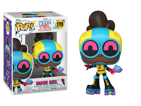 Funko POP! B: Marvel Moon Girl and Devil Dinosaur - Moon Girl #1119 Bobble-Head Figure