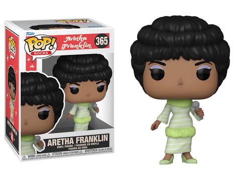 Funko POP! Rocks: Aretha Franklin - Aretha Franklin (Green Dress) #365 Vinyl Figure