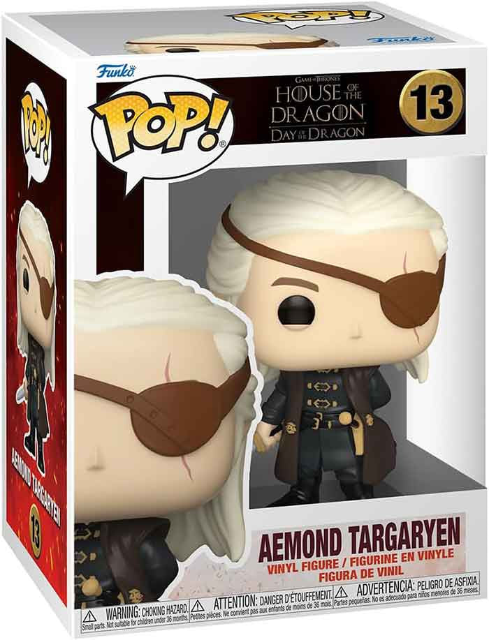 Funko POP! B: Game of Thrones House of the Dragon Day of the Dragon - Aemond Targaryen #13 Vinyl Figure