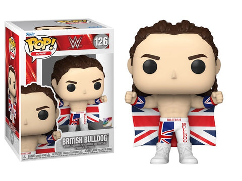 Funko Pop! WWE: WWE - British Bulldog #126 Vinyl Figure