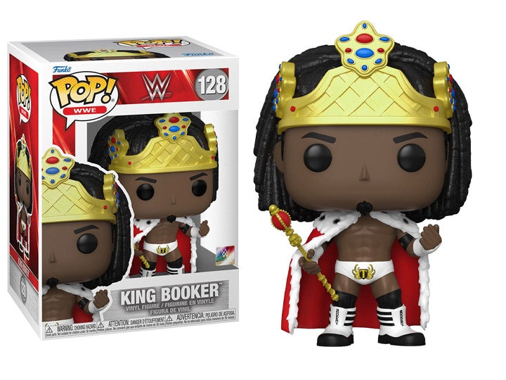 Funko POP! WWE: WWE - King Booker #128 Vinyl Figure