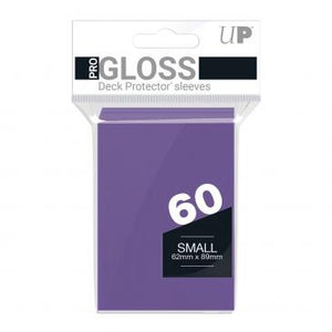 Ultra Pro Small Card Gloss Deck Protector Sleeves 60ct - Purple