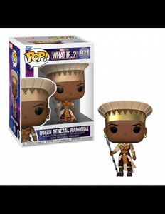 Funko POP! B: Marvel Studios What If...? - Queen General Ramonda #971 Bobble-Head Figure