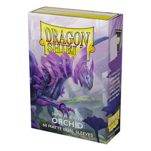 Dragon Shield - Japanese Small Size Matte Dual Sleeves 60ct - Orchid