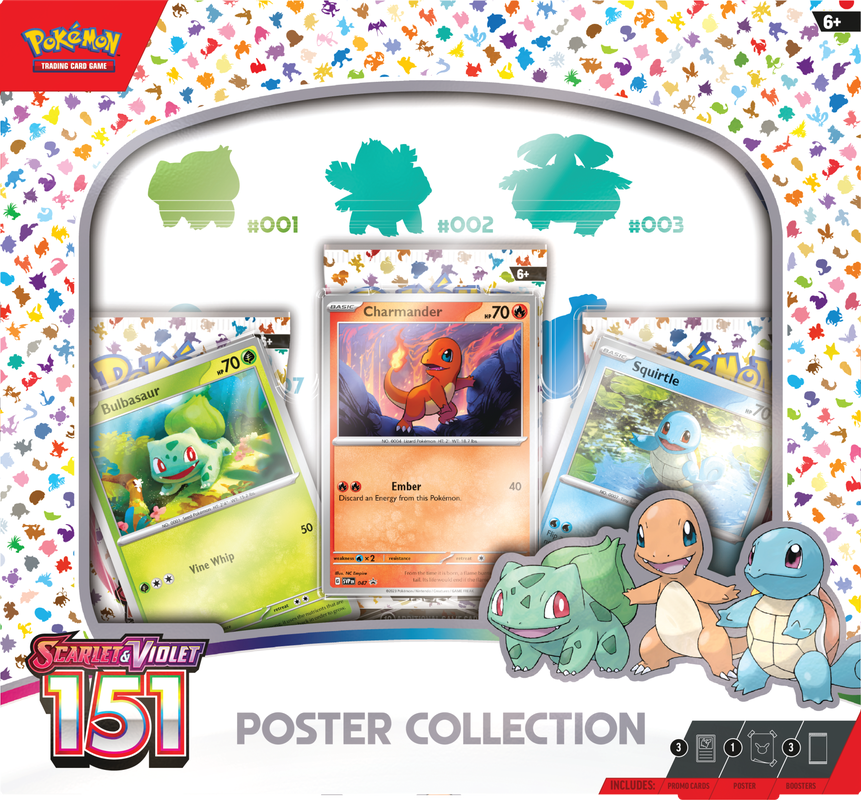 Pokemon Scarlet & Violet: 151 Poster Collection (Pre-Order) (ETA September 22nd, 2023)