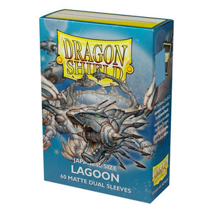 Dragon Shield - Japanese Small Size Matte Dual Sleeves 60ct - Lagoon