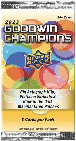 2023 Upper Deck Goodwin Champions Blaster Pack (5 Cards Per Pack)