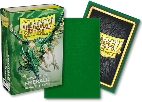 Dragon Shield - Japanese Small Size Matte Sleeves 60ct - Emerald