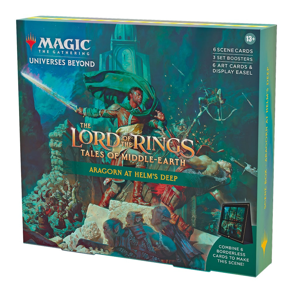 MTG Lord of The Rings: Tales of Middle-Earth - Holiday Collector Scene Box: Aragorn At Helm's Deep