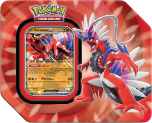 Pokemon: Paldea Legends Tin - Koraidon ex (Scarlet Red)