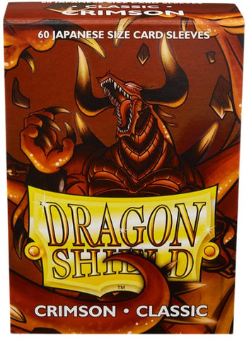 Dragon Shield - Japanese Small Size Classic Sleeves 60ct - Crimson