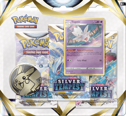 Pokemon Silver Tempest - 3 Pack Blister - Togetic