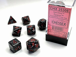 Chessex - Speckled Polyhedral 7-Die Dice Set - Space