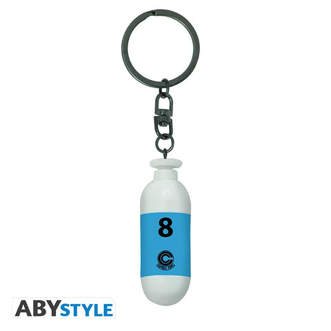 ABYStyle Dragon Ball Z 3D Keychain Capsule Corp Blue