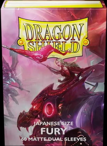 Dragon Shield - Japanese Small Size Matte Dual Sleeves 60ct - Fury