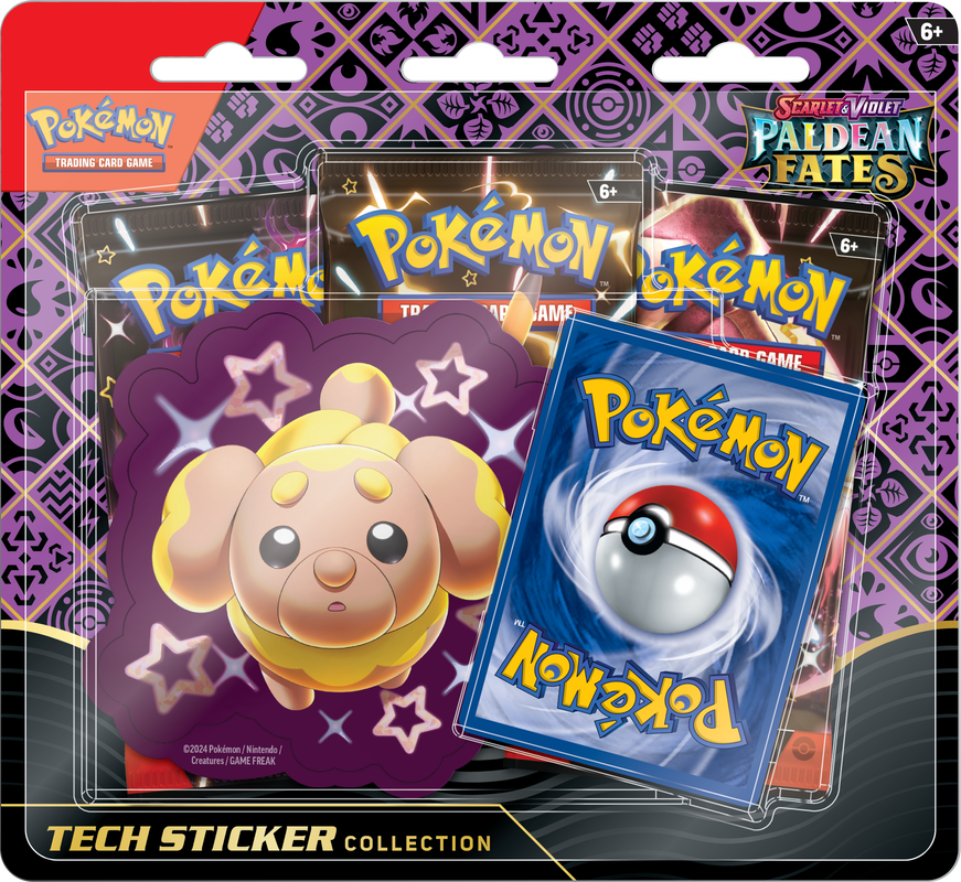Pokemon Scarlet & Violet: Paldean Fates Tech Sticker Collection - Fidough