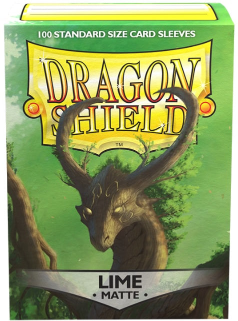 Dragon Shield - Standard Size Matte Sleeves - Lime - 100ct