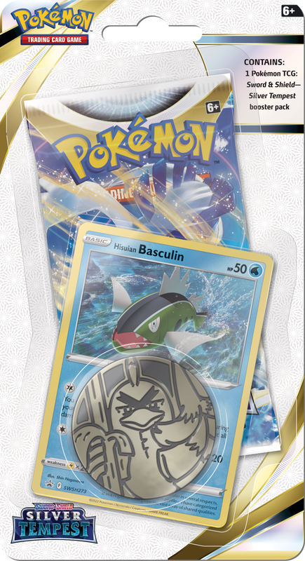 Pokemon Silver Tempest - Checklane Blister Pack - Hisuian Basculin