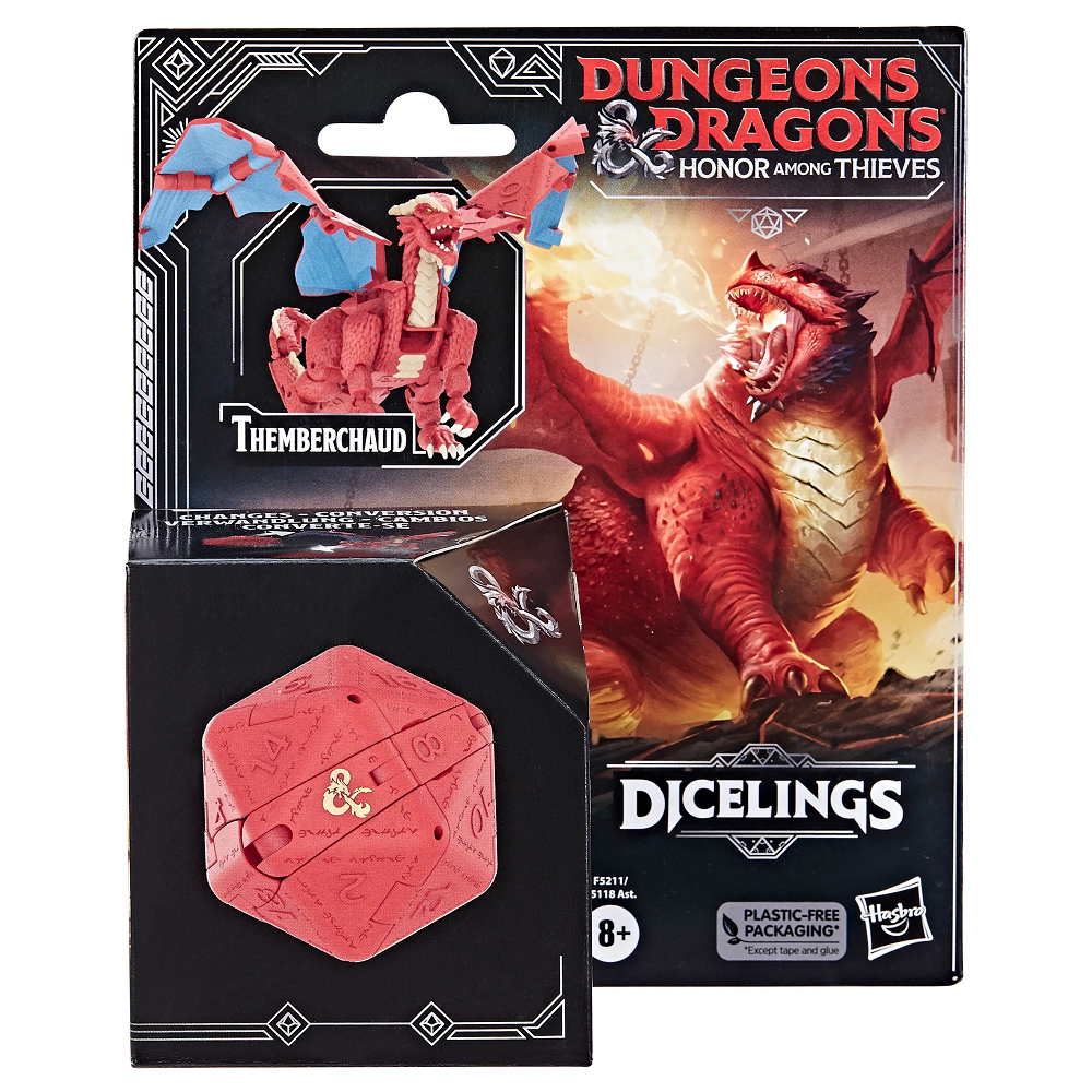 D&D Dungeons & Dragons Honor Among Thieves Dicelings - Red Dragon