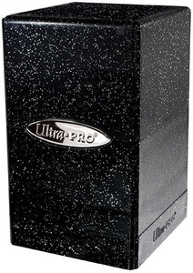 Ultra Pro Satin Tower Glitter Deck Box 100+ - Black