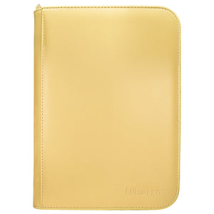 Ultra Pro - 4-Pocket Vivid Zippered Pro-Binder - Yellow
