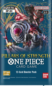 one piece op03 booster box Mighty Enemy (24 pack) [Chi These cards ONE PIECE OP-03 PILLARS OF