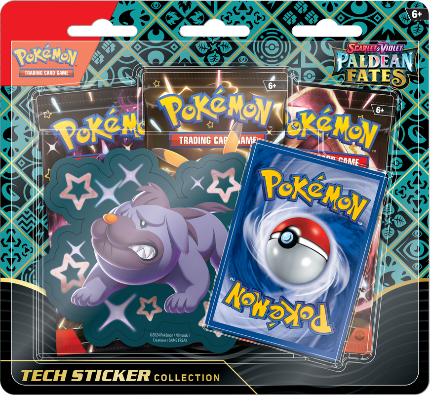 Pokemon Scarlet & Violet: Paldean Fates Tech Sticker Collection - Maschiff