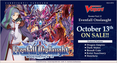 Cardfight!! Vanguard - Evenfall Onslaught Booster Pack 12 Booster Box (Pre-Order) (October 13th, 2023)