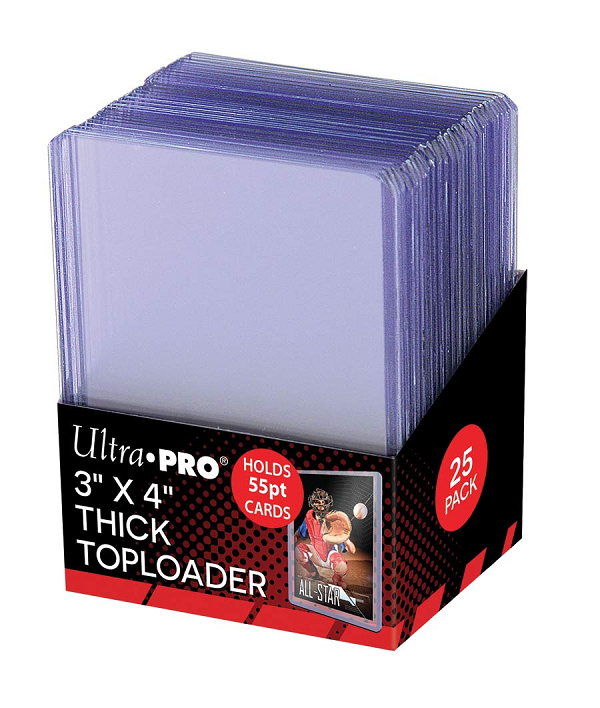 Ultra Pro - Top Loader 55pt Thick 3" x 4" Toploader - 25 Count