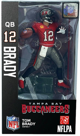 Tom Brady (Tampa Bay Buccaneers Red Jersey) Imports Dragon NFL 6" Figure Series 1