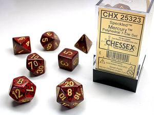 Chessex - Speckled Polyhedral 7-Die Dice Set - Mercury
