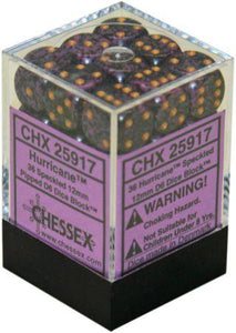 Chessex - Speckled 36D6-Die Dice Set - Hurricane 12MM
