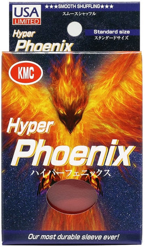 KMC - Standard Hyper Phoenix Mat Sleeves Red
