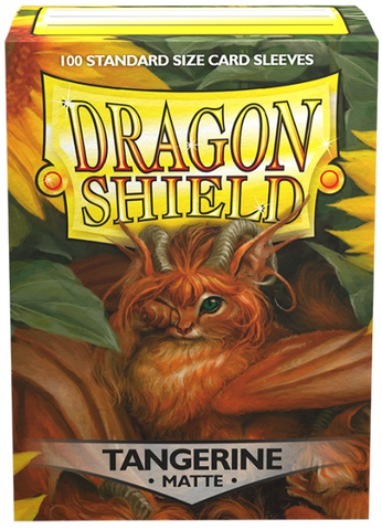 Dragon Shield Matte Standard Size Sleeves Tangerine 100ct