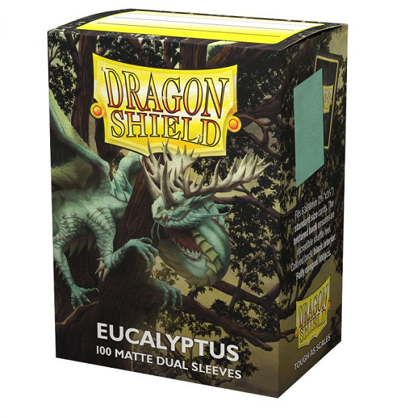 Dragon Shield - Standard Size Matte Dual Sleeves 100ct - Eucalyptus