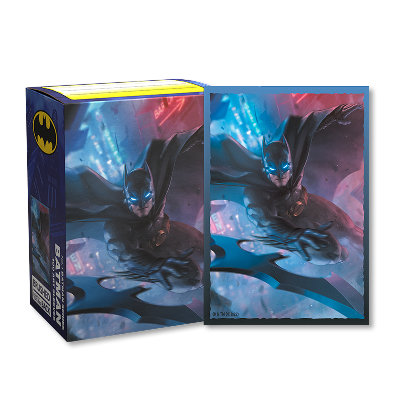 Dragon Shield - Standard Size Brushed Art Sleeves - #1 Batman - 100ct
