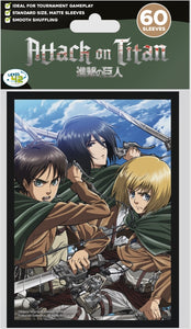 Attack on Titan - Japanese Size Sleeves - Battle trio - 60ct