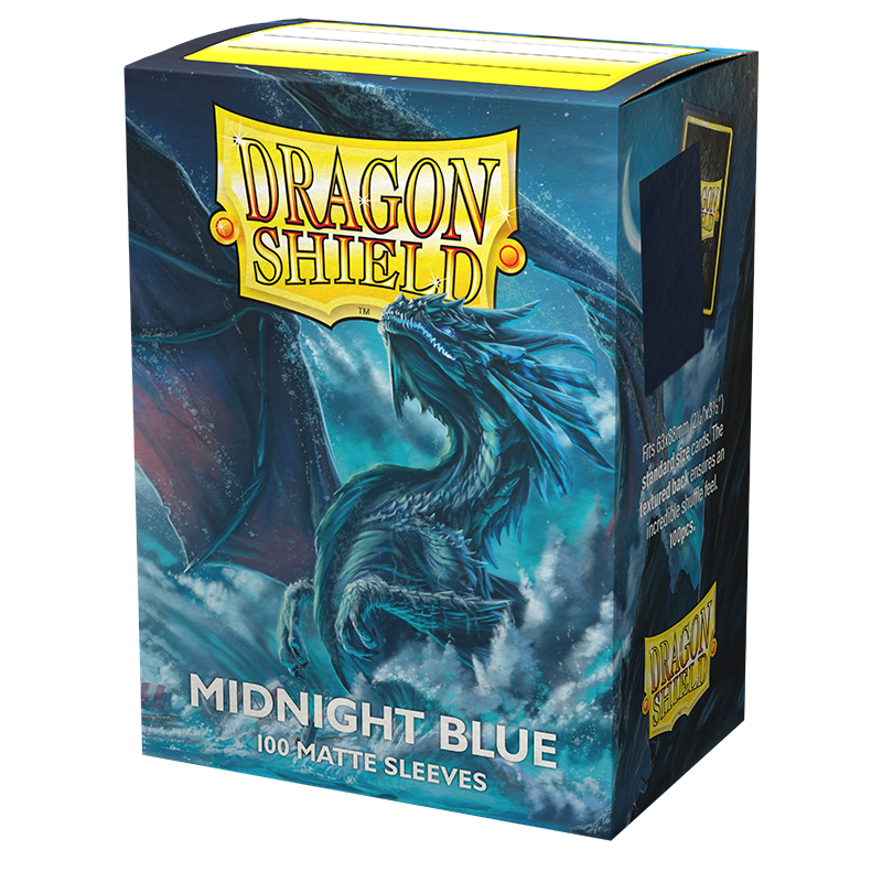 Dragon Shield - Standard Size Matte Sleeves - Midnight Blue - 100ct