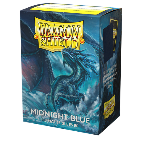Dragon Shield - Standard Size Matte Sleeves - Midnight Blue - 100ct
