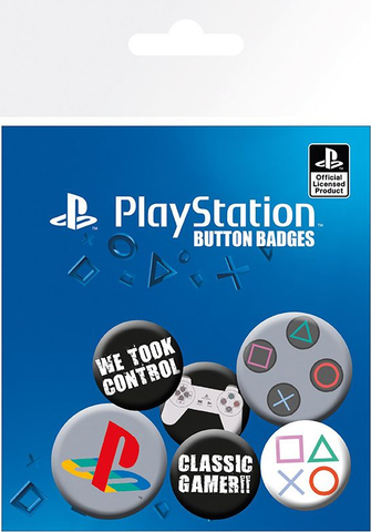 Playstation Button Badges Pack Mix