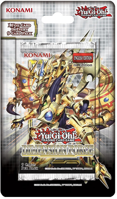 Yu-Gi-Oh! Dimension Force Blister Pack - 1st Edition